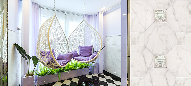 Плитка KERAMA MARAZZI в футуристическом интерьере