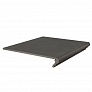 Kerama marazzi Ступень фронтальная Хадду серый тёмный матовый 40,2x34x0,8