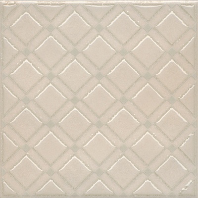 Kerama marazzi Декор Бахия 1 бежевый светлый глянцевый 9,8x9,8x0,7