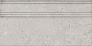 Kerama marazzi Плинтус Риккарди серый светлый матовый обрезной 20x40x1,6