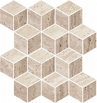 Kerama marazzi Декор Про Травертин мозаичный микс матовый обрезной 34,5x37x0,9