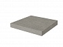 Kerama marazzi Ступень угловая клееная Касабланка HP серый матовый обрезной 33x33x0,9