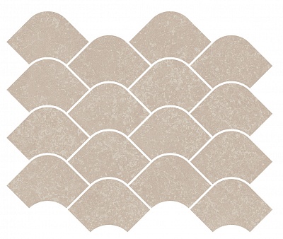 Kerama marazzi Декор Касабланка наборный бежевый светлый матовый обрезной 30x25x0,9
