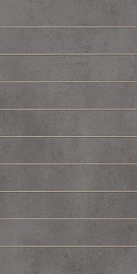 Kerama marazzi Декор чипсет Мирабо серый тёмный матовый обрезной 30x60x0,9