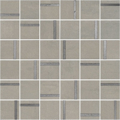 Kerama marazzi Декор Гварди 2 мозаичный серый светлый матовый обрезной 30x30x0,9