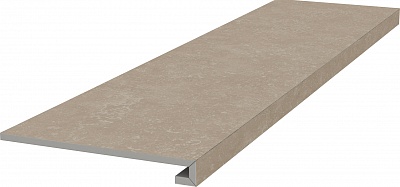 Kerama marazzi Ступень фронтальная клееная Касабланка HP бежевый светлый матовый обрезной 33x119,5x0,9