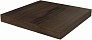 Kerama marazzi Ступень угловая клееная левая Про Вуд коричневый 33x33x0,9