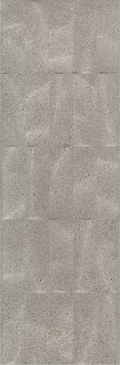 Kerama marazzi 12152R Плитка Безана серый структура обрезной 25x75