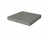 Kerama marazzi Ступень угловая клееная Касабланка HP серый тёмный матовый обрезной 33x33x0,9