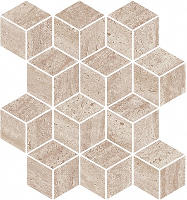 Kerama marazzi Декор Про Травертин мозаичный бежевый матовый обрезной 34,5x37x0,9