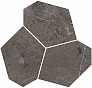 Kerama marazzi Декор Марсель наборный коричневый глянцевый обрезной 26,5x25,5x0,9