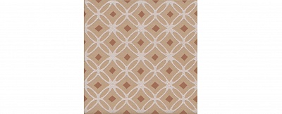 Kerama marazzi Декор Агуста 1 оранжевый матовый 9,8x9,8x0,7