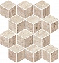 Kerama marazzi Декор Про Травертин мозаичный микс матовый обрезной 34,5x37x0,9
