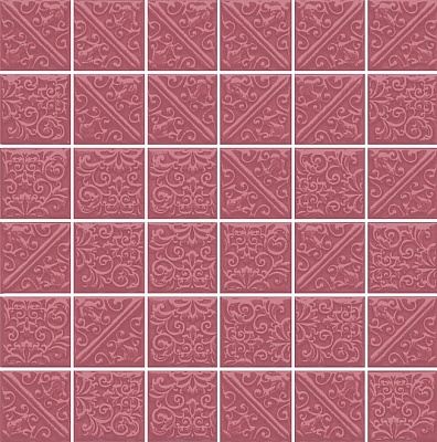 Kerama marazzi 21028 Плитка Ла-Виллет розовый 30,1х30,1