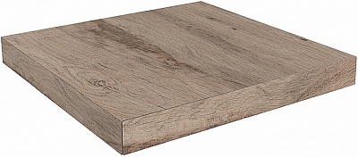 Kerama marazzi Ступень угловая клееная правая Про Вуд бежевый темный 33x33x0,9
