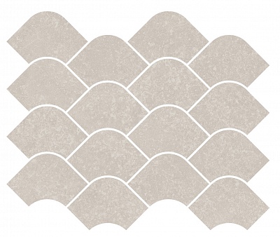 Kerama marazzi Декор Касабланка наборный серый светлый матовый обрезной 30x25x0,9