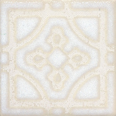 Kerama marazzi STG\B406\1266 Вставка Амальфи орнамент белый 9,9х9,9