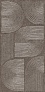 Kerama marazzi Декор Руссильон коричневый тёмный матовый обрезной 30x60x0,9