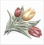 Kerama marazzi TFA013 Декор Оранжерея Тюльпаны 9,9х9,9
