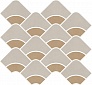Kerama marazzi Декор Таделакт наборный серый светлый, жёлтый матовый обрезной 30x28x0,9