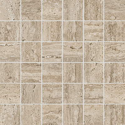 Kerama marazzi Декор Про Травертин мозаичный бежевый матовый обрезной 30x30x0,9