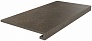 Kerama marazzi Ступень клееная Про Стоун коричневый 33x60x0,9