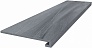 Kerama marazzi Ступень клееная Роверелла серый 33x119,5x0,9
