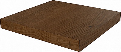 Kerama marazzi Ступень угловая клееная левая Сальветти вишня 33x33x0,9
