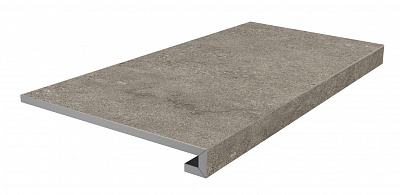 Kerama marazzi Ступень фронтальная клееная Портленд бежевый тёмный матовый обрезной 33x80x0,9