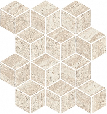 Kerama marazzi Декор Про Травертин мозаичный бежевый светлый матовый обрезной 34,5x37x0,9