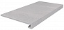 Kerama marazzi Ступень клееная Про Матрикс серый светлый обрезной 33x60x0,9