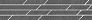 Kerama marazzi Бордюр Гренель серый темный мозаичный 46,8x9,8x0,9