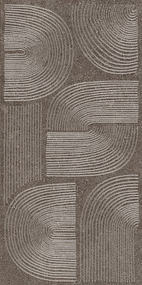 Kerama marazzi Декор Руссильон коричневый тёмный матовый обрезной 30x60x0,9
