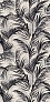 Kerama marazzi 11134R Плитка Тропикаль листья чёрный обрезной 30х60