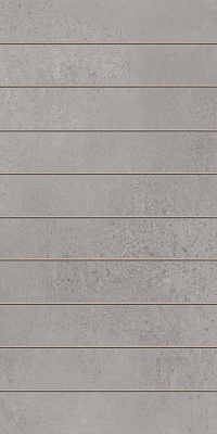Kerama marazzi Декор чипсет Мирабо серый матовый обрезной 30x60x0,9
