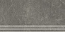 Kerama marazzi Ступень фронтальная Эстерель серый тёмный матовый обрезной 30x60x0,9