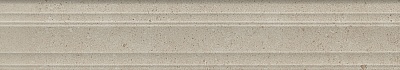 Kerama marazzi Бордюр Багет Монсеррат бежевый светлый матовый обрезной 40x7,3x2,7