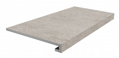 Kerama marazzi Ступень фронтальная клееная Портленд серый светлый матовый обрезной 33x80x0,9