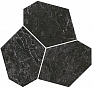 Kerama marazzi Декор Марсель наборный чёрный глянцевый обрезной 26,5x25,5x0,9