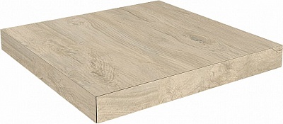 Kerama marazzi Ступень угловая клееная правая Сальветти капучино светлый 33x33x0,9