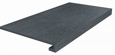 Kerama marazzi Ступень клееная Про Матрикс черный обрезной 33x60x0,9