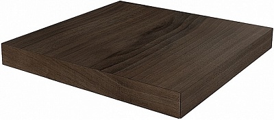 Kerama marazzi Ступень угловая клееная левая Про Вуд коричневый 33x33x0,9