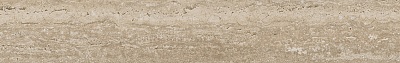 Kerama marazzi Плинтус Про Травертин бежевый матовый обрезной 60x9,5x0,9