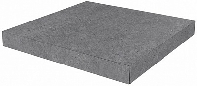 Kerama marazzi Ступень угловая клееная Фондамента серый темный 33x33x0,9