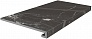 Kerama marazzi Ступень клеёная Риальто чёрный матовый 33x80x0,9