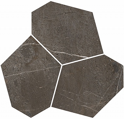 Kerama marazzi Декор Марсель наборный коричневый матовый обрезной 26,5x25,5x0,9