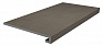 Kerama marazzi Ступень клееная Про Чементо коричневый тёмный матовый 33x60x0,9