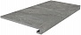 Kerama marazzi Ступень клеёная Риальто серый тёмный матовый 33x80x0,9