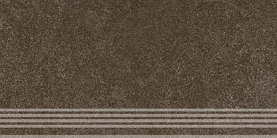 Kerama marazzi Ступень фронтальная Руссильон коричневый тёмный матовый обрезной 30x60x0,9