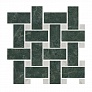Kerama marazzi Декор Серенада мозаичный зелёный лаппатированный 32x32x0,9